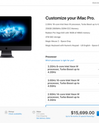 iMac Pro thêm tùy chọn RAM 256GB, giá tối đa 365 triệu đồng